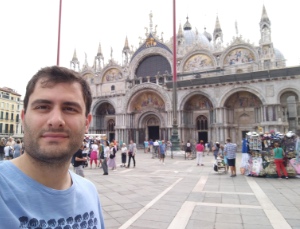 Guido D'Amico in Piazza San Marco, Venezia